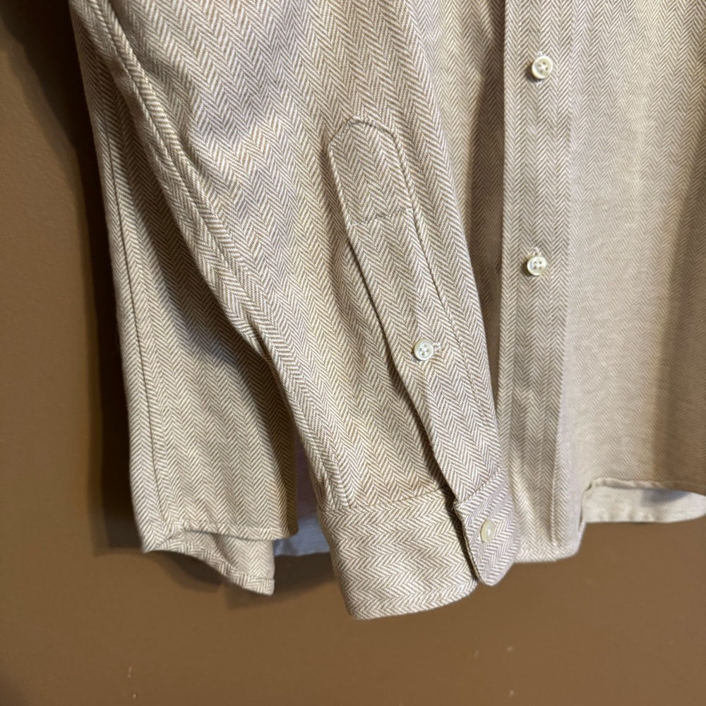 Ralph Lauren Polo Slim Fit Herringbone Knit Shirt - Picture 6 of 9